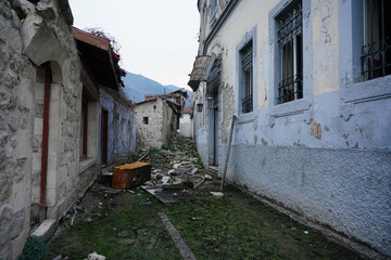 Damaged building in Antakya, Hatay after 6 February 2023 Earthquakes