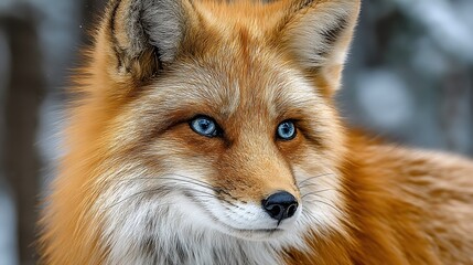 Obraz premium Close-up of a red fox