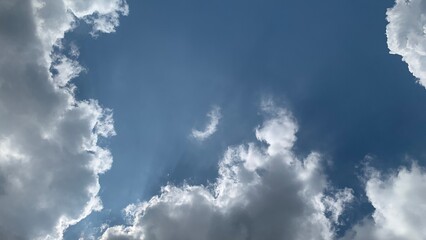 Obraz premium beautiful view of clouds and blue sky