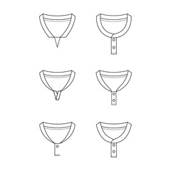Collar Fold Custom Jersey Vintage Football Vector Pack Printable