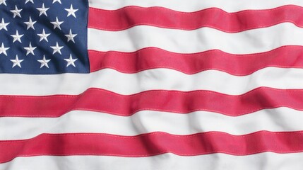 Fototapeta premium Close up american flag patriotism history and design element