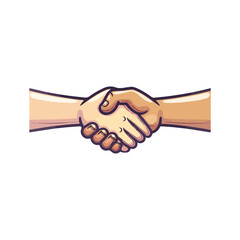 A Handshake Symbol of Agreement, Partnership, and Collaboration