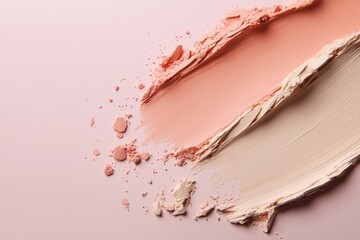 Gradient blush tutorial seamless color transition techniques for makeup enthusiasts in a creative studio environment