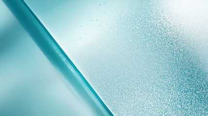 blue water drops on glass background