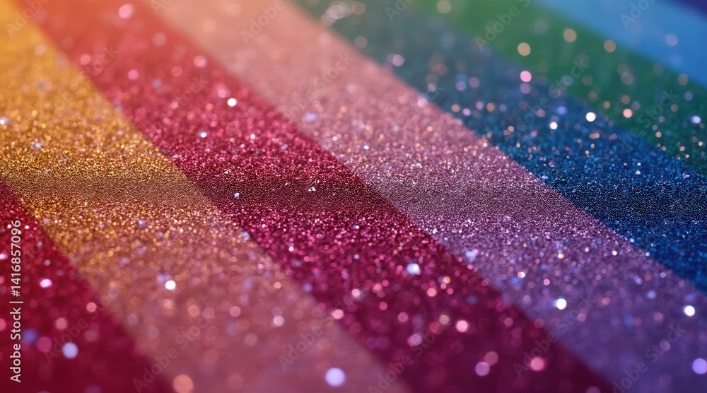 Poster vibrant abstract background with colorful bokeh effects.