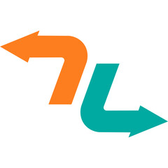Opposite Arrows Icon