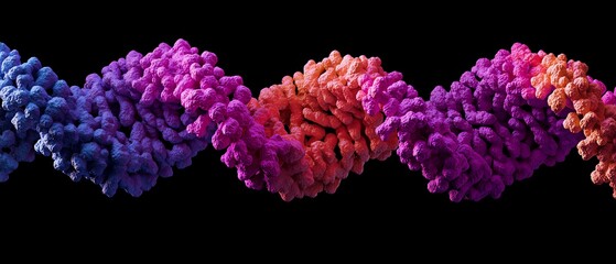 DNA strand visualization with exercise-related longevity markers