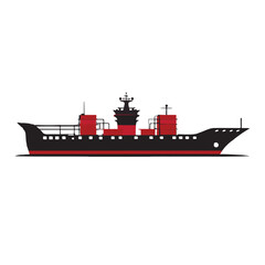 Obraz premium image of a vector icon design for a ship