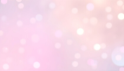 Pastel Holographic Bokeh Light Background