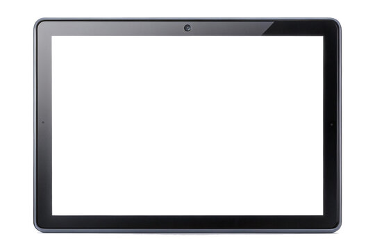 tablet computer isolated on white background