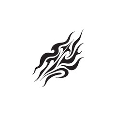 black and white tattoo