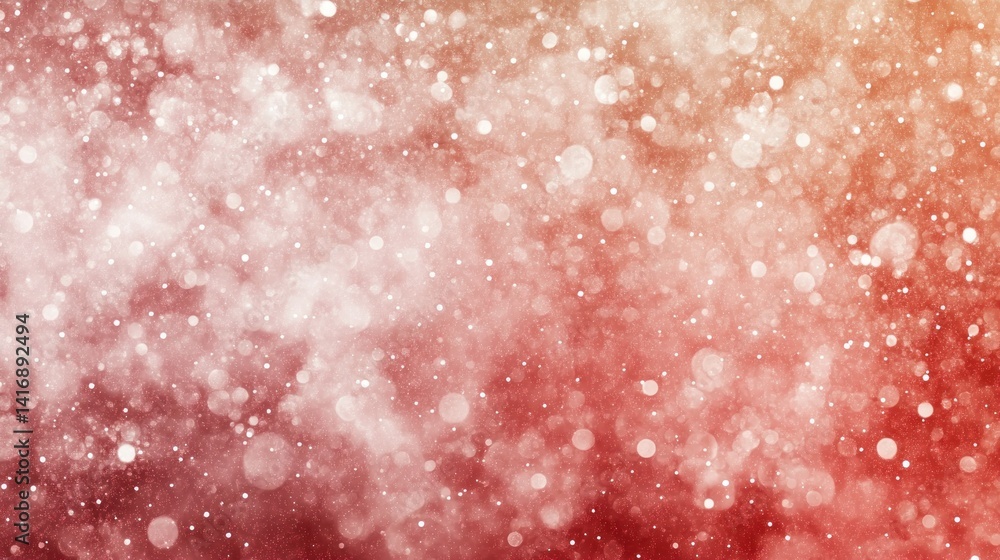 Poster abstract bokeh design featuring a gradient of warm colors.