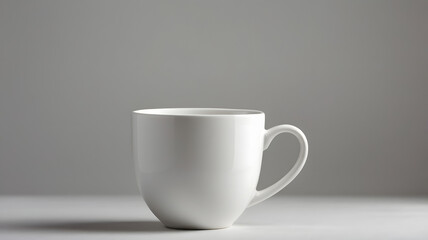 white cup on a table