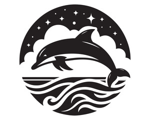 Naklejka premium Dolphin 2.eps