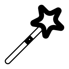magic wand black icon