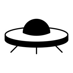 ufo black icon