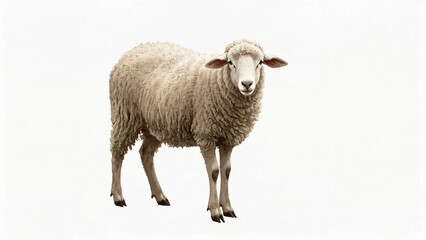 Bleat & bloom sheep isolated watercolor vector illustration svg 