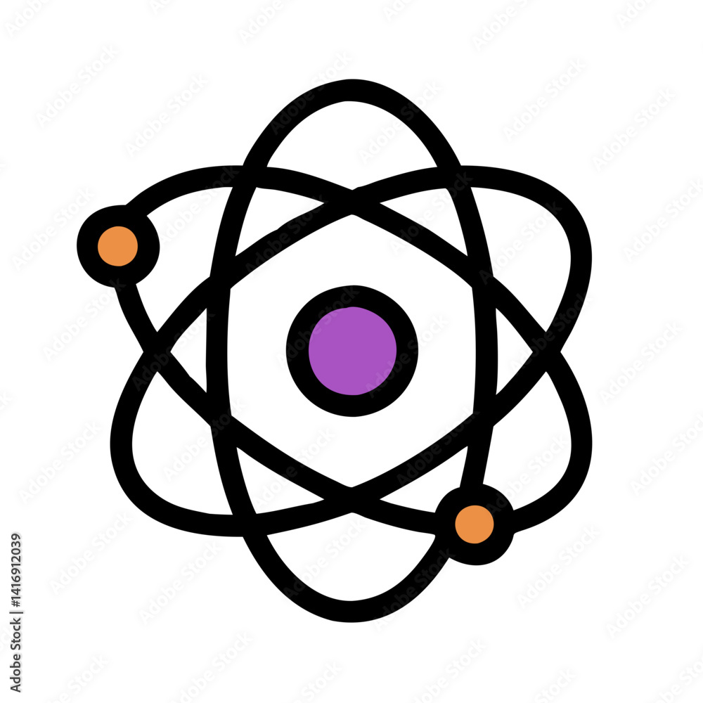 Poster simple abstract geometric shape background with two orange circles