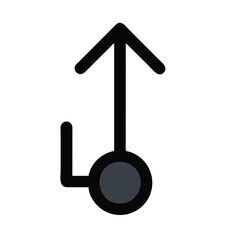 Turnstile icon, entrance exit, access and mobility symbol