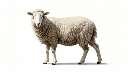  Ethereal graze sheep isolated watercolor vector illustration svg 