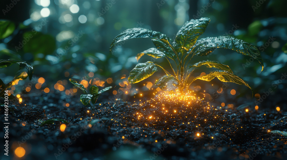 Aufkleber digital energy-efficient ai models promote sustainable technology through green computing and minima