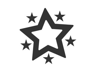 Obraz premium star vector art, icon set illustration