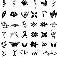  Icon Illustration Bundle – Mixed Hand-Drawn Icons Collection, Versatile Clipart Set with Random Elements for Posters, Web Design, Crafts, Stickers, and Digital Projects