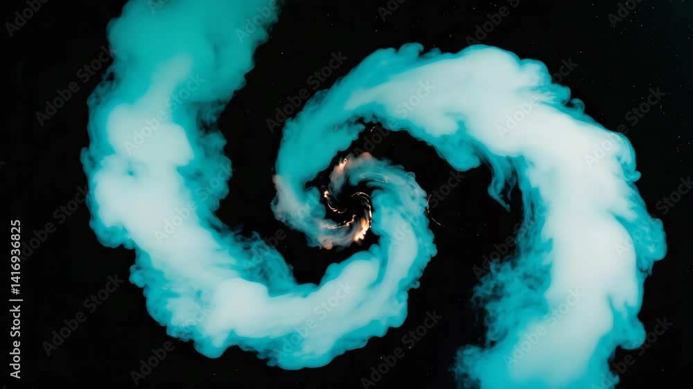 Canvas Prints swirling nebula in deep space with vibrant colors