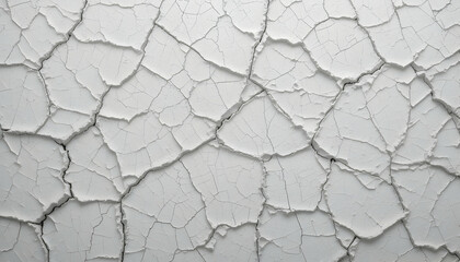 Cracked white surface texture