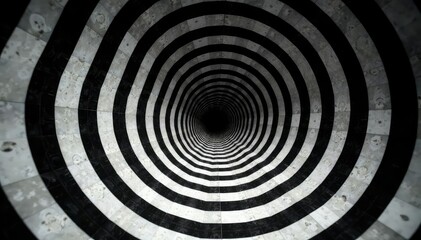 Subtle grayscale op-art style concentric circles creating a hypnotic effect , design, concentric