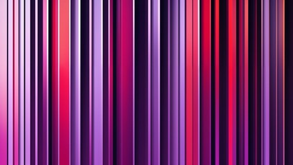 Vertical stripes in varying widths ranging from light to dark tones of purple and red