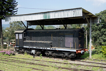 Fototapeta premium old train station in sri lanka