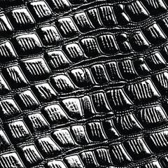 Monochrome Crocodile Skin Seamless Design