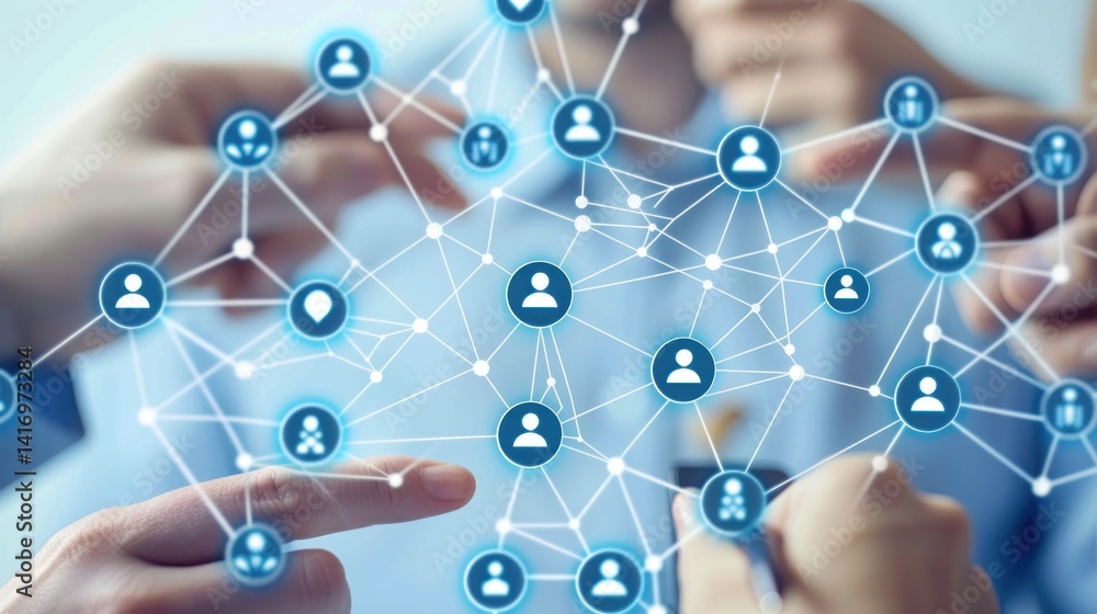 Poster analyze the impact of linkedin groups on fostering industry-specific networking and collaboration.