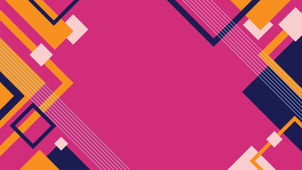 Flat Geometric Vector Background for background Slide