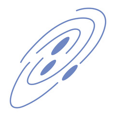 Fototapeta premium Space Icon Illustration Set 