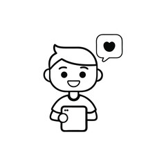 set of funny cartoon doctor