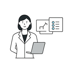 business man with laptop