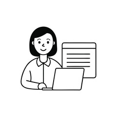 business man with laptop