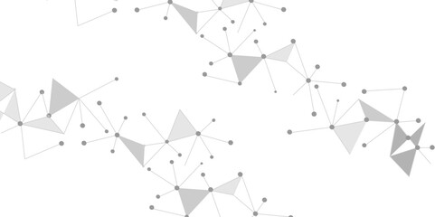 Gray Origami Background White Vector. Crystal 3d Design. Hoar Triangular Background White Vector. Polygon Effect Illustration. Texture, pattern, gray and white triangle, abstract style	