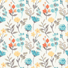 vintage small floral pattern textile
