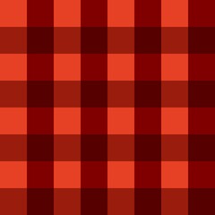 Red and Dark Red Buffalo Plaid Seamless Pattern
