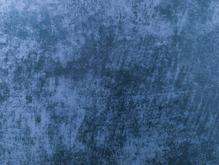 Blue background. The old worn-out wall is blue. Blue texture.