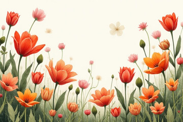 Obraz premium tulips in spring