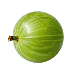 Fresh gooseberry isolated on white background
