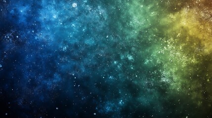 Fototapeta premium Abstract Blue and Green Textured Painting, Abstract textured painting with shades of blue and green, resembling ocean waves