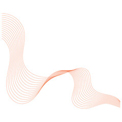 Modern Abstract Wave Line