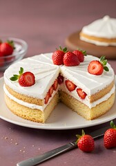 Irresistible Strawberry Cake &ndash; Fresh, Fruity, and Perfect for Any Occasion