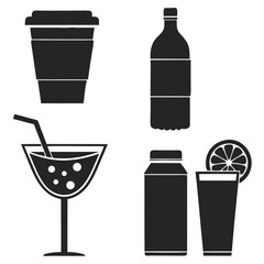 drink icons set