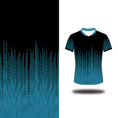 blue pattern sportwear apparel design